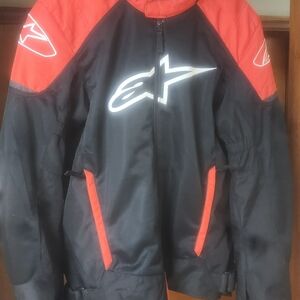 Alpinestars Black and Red Riding Jacket
